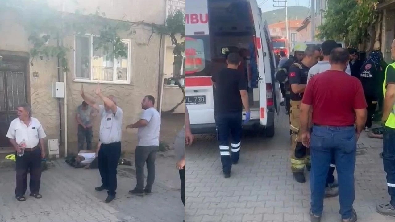 Bursa'da bir evin doğalgaz hattı patladı: 4 yaralı