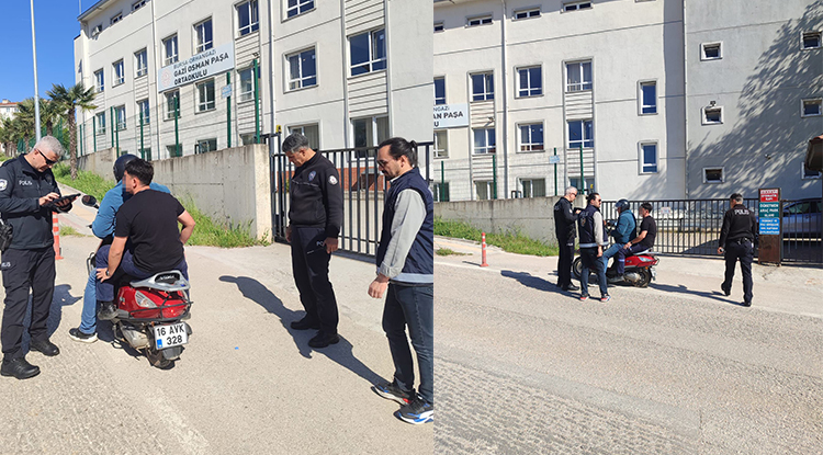 Bursa’da emniyet ekipleri okul çevrelerindeki denetimlerini yoğunlaştırdı