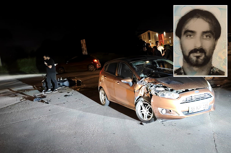 Bursa'da Otomobil ile Çarpışan Motosiklet Sürücüsünden Acı Haber