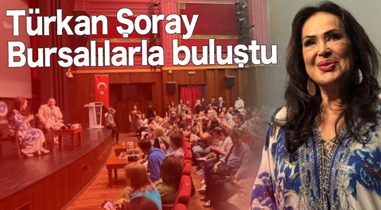 Türkan Şoray Bursa'da Kültür Yolu Festivali'nde sevenleriyle buluştu